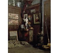 ZHAOSHAN De Célèbres Tableaux Paysage Toile Affiche Affiche De Arts Intérieur d'un atelier de Gustave Caillebotte Impression Peinture Huile Pour la Décoration de Bureau 60x90cm