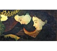ZHAOSHAN De Célèbres Tableaux Paysage Toile Affiche Affiche De Arts Jeunes filles à la lampe ou les deux soeurs sous la lampe de Maurice Denis Pour la Décoration de Bureau 60x90cm