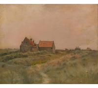 ZHAOSHAN De Célèbres Tableaux Paysage Toile Affiche Affiche De Arts Jour d'Octobre de Jean Charles Cazin Impression Peinture Huile Pour la Décoration de Bureau 60x90cm