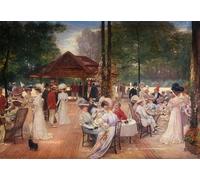 ZHAOSHAN De Célèbres Tableaux Paysage Toile Affiche Affiche De Arts le Cercle de l'Ile de Puteaux par Henri Gervex Impression Peinture Huile Pour la Décoration de la Chambre à Coucher 60x90cm