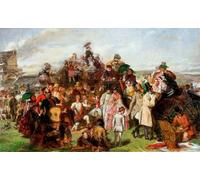 ZHAOSHAN De Célèbres Tableaux Paysage Toile Affiche Affiche De Arts le jour du Der By par William Powell Frith Impression Peinture Huile Pour la Décoration de Bureau 60x90cm