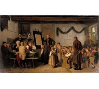 ZHAOSHAN De Célèbres Tableaux Paysage Toile Affiche Affiche De Arts l'écolier d'Albert Impression Peinture Huile Pour la Décoration Murale 60x90cm
