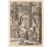 ZHAOSHAN De Célèbres Tableaux Paysage Toile Affiche Affiche De Arts les prisons un vaste intérieur avec des trophées par Battista Piranesi Pour la Décoration de Bureau 60x90cm
