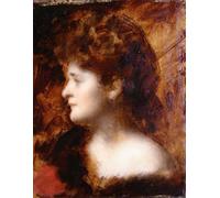 ZHAOSHAN De Célèbres Tableaux Paysage Toile Affiche Affiche De Arts Mme Charles Rabot de Jean jacques Henner Impression Peinture Huile Pour la Décoration de la Chambre à Coucher 60x90cm