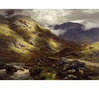 ZHAOSHAN De Célèbres Tableaux Paysage Toile Affiche Affiche De Arts Ombres errantes de Peter Graham Impression Peinture Huile Pour la Décoration de Bureau 60x90cm