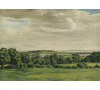 ZHAOSHAN De Célèbres Tableaux Paysage Toile Affiche Affiche De Arts Paysage du Holstein par Adolf Vollmer Impression Peinture Huile Pour la Décoration Murale 60x90cm