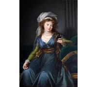 ZHAOSHAN De Célèbres Tableaux Paysage Toile Affiche Affiche De Arts Portrait de la comtesse Yekaterina Skavronskaya Née par Elisabeth Louise Vigee Lebrun Pour la Décoration de Bureau 60x90cm