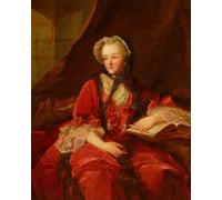 ZHAOSHAN De Célèbres Tableaux Paysage Toile Affiche Affiche De Arts Portrait de Marie Leszczyska par Jean Marc Nattier Impression Peinture Huile Pour la Décoration de la Chambre à Coucher 60x90cm