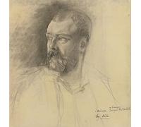 ZHAOSHAN De Célèbres Tableaux Paysage Toile Affiche Affiche De Arts Portrait d'Octave Mirbeau par Auguste Rodin Impression Peinture Huile Pour la Décoration de Bureau 60x90cm