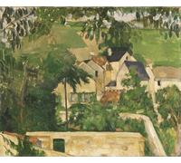 ZHAOSHAN De Célèbres Tableaux Paysage Toile Affiche Affiche De Arts Quartier Four Auvers sur oise de Paul Cézanne Impression Peinture Huile Pour la Décoration de Bureau 60x90cm