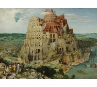 ZHAOSHAN De Célèbres Tableaux Paysage Toile Affiche Affiche De Arts Tour de Babel de Pieter Bruegel l'Ancien Impression Peinture Huile Pour la Décoration Murale 60x90cm