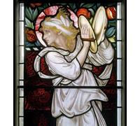 ZHAOSHAN De Célèbres Tableaux Paysage Toile Affiche Affiche De Arts Water St Michaelles anges Morris Edward Burne jones par Edward Burne Jones Pour la Décoration Murale 60x90cm