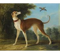 ZHAOSHAN De Célèbres Tableaux Paysage Toile Affiche Affiche De Arts Windhund dans Einer Landschaft de Jean Baptiste Oudry Impression Peinture Huile Pour la Décoration de Bureau 60x90cm
