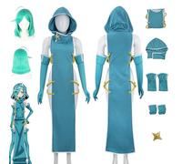 ZHAOSJ Anime jaillissant sur les filles cosplay costumes rôles Anemo Nemo Uniform Tenues avec wig chapeau complet Set Halloween Carnival Party Fancy Dishot Up for Women Girls