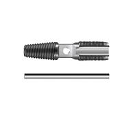 ZHaotn Extracteur de vis de robinet 2 en 1, extracteur de vis de valve triangulaire for tuyau d'eau, fil endommagé et cassé, extracteur de boulons de tuyau d'eau, foret polyvalent