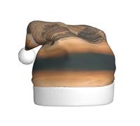 ZHAOUR Chapeau de Noël vintage avec imprimé pyramide égyptienne pour adultes - Chapeaux confortables pour Noël, Nouvel An, fêtes de fin d'année