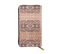 ZHAOUR Élégant portefeuille en cuir imprimé Canada Lynx - Pochette légère à deux volets, plusieurs emplacements pour cartes et poche zippée pour pièces de monnaie, Art oriental antique, Taille unique