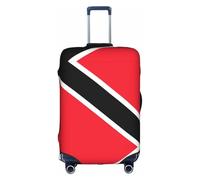 ZHAOUR Housse de protection pour valise - Drapeau de Trinité-et-Tobago élastique imprimé bagages accessoires de voyage pour voyages d'affaires, blanc, M