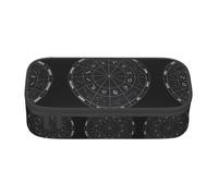 ZHAOUR Trousse à crayons avec motif drapeau finlandais - Organiseur multifonction - Tissu Oxford durable - Plusieurs compartiments, Zodiac Constellation Space, Taille unique, Cartable