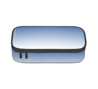 ZHAOUR Trousse avec drapeau de la République tchèque - Motif imprimé complet - Organiseur multifonction - Tissu Oxford durable - Plusieurs compartiments, Bleu texturé ombré, Taille unique, Cartable