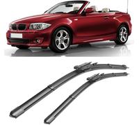 ZHAOWLI Essuie-Glace de Voiture pour BMW 1 Series E88 2008-2013, Essuie Glace Avant Kit Balais D'essuie-Glaces Auto Durable Essuie Glace Accessoires