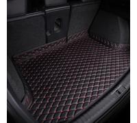 ZHAOWLI Tapis de Coffre de Voiture, pour Hyundai i30 Fastback 3 (III) PD N-Line I 2017-2024 Tapis Antidérapant de Coffre Cuir Bac de Coffre Plateau Protection Cargo, BlackRed/E