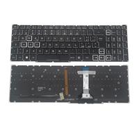 ZHAOWOZ Clavier rétroéclairé RGB AZERTY PT-BR ITA pour Acer Nitro 5 AN517-54 AN517-41 AN515-45 Predator Helios 300 PH315-54 LG05P_N16B3L(Italian Backlit)