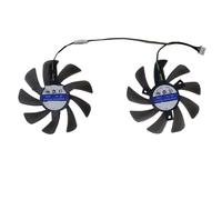 ZHAOWOZ Lot de 2 Ventilateurs pour Carte Graphique, CF9015H12S pour PowerColor pour Red pour Dragon RX590 GME RX 580 570 8 Go, Refroidissement des Cartes Graphiques