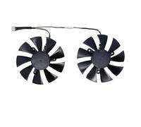 ZHAOWOZ Lot de 2 Ventilateurs Refroidissement pour Carte Graphique Zotac GFY09010E12SPA, pour GTX 1070 GTX1070 Mini
