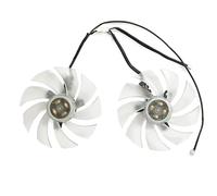 ZHAOWOZ pour PowerColor pour Hellhound pour Spectral White pour AMD Radeon RX 6650 XT 8GB GDDR6 GPU Ventilateur 98MM 4PIN FD10015H12D