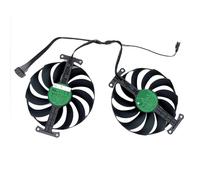 ZHAOWOZ Ventilateurs de Refroidissement VGA 95 mm pour ASUS GeForce RTX 3060 Ti 3070 RTX3070 3060Ti Dual OC T129215SU 12 V 6 Broches(1Pair)