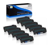 ZHAOXCAIN 05A CE505A Toner Compatible Compatible avec P2035 P2035N P2055DN Disponible en 1 2 3 5 10 Rendement du Pack(10PK)