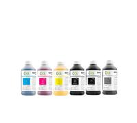 ZHAOXCAIN 1000 ML 727 Bouteille à Encre pigmentaire Compatible avec T920 T1500 T2500 T930 T1530 T2530 Imprimante(Y)