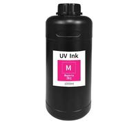 ZHAOXCAIN 1000 ML d'encre de durcissement LED Compatible avec Gen3 Gen4 Gen4L Gen5 Gen5i Gen5S Gen6 G3 G4 G5 G5i G6 Printhes Compatible avec des Applications rigides et Flexibles(Soft-1000ML-M)