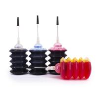 ZHAOXCAIN 30 ML Kit de Recharge à Encre de Colorant Universel Compatible avec la Plupart des imprimantes à Jet d'encre Remplacement de la Cartouche