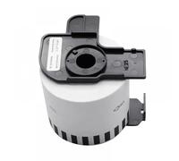 ZHAOXCAIN 62 mm x 30,48 m Rouleaux de Papier Thermique compatibles avec Les imprimantes QL-700 800 DK-4205 DK-44205 Étiquettes Continues Blanches(1 Rolls DK-44205)