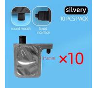 ZHAOXCAIN Amortisseur à Encre Compatible Compatible avec Mutoh Mutoh 1604 Machine Photo et 5e génération Bouche carrée Grande Amortisseur d'encre Compatible avec Roland RS64(Silvery-3 2)