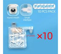 ZHAOXCAIN Amortisseur à Encre Compatible Compatible avec Mutoh Mutoh 1604 Machine Photo et 5e génération Bouche carrée Grande Amortisseur d'encre Compatible avec Roland RS64(Transparent-Big-3 2)