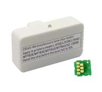 ZHAOXCAIN C9345 Encre Boîte de Maintenance Chip Réinitialisation Compatible avec L15158 L15168 ET 16650 ET 16600 ET 5800 5850 5880 St C8000(Resetter W Chip)