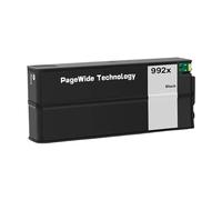 ZHAOXCAIN Cartouche à Encre Compatible 992 992x Encre pigmentaire Compatible avec Une Utilisation avec Pagewide 755dn 774DN 750DN 750DW 772DN 772DW 777Z 777ZS Black 460ML(1PCS Black)