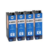 ZHAOXCAIN Cartouche à Encre Compatible Compatible avec T40D1 T40D2 T40D3 T40D4 T40D avec SureColor SC-T3100 SC-T5100 SC-T2100 4 pièces par Ensemble(4pcs Cyan)
