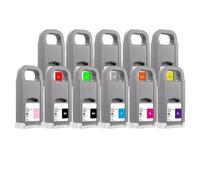 ZHAOXCAIN Cartouche à Encre Compatible PFI2700 Compatible avec ImagePrograf GP4000 GP2000 GP4600S GP6600s avec de l'encre de 700 ML de Pigment(Cyan)