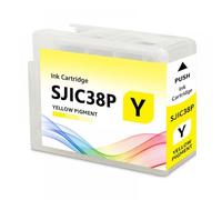 ZHAOXCAIN Cartouche à Encre SJIC38P Compatible avec Encre Pigment Compatible avec Colorworks CW-C6030A CW-C6030P CW-C6530A Imprimantes(1PCS Yellow)