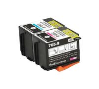 ZHAOXCAIN Cartouche d'encre Rouge Bleu Compatible Compatible avec imprimantes DM300C DM400C DM425C-ML DM425C-MM DM450C DM475C 765-9 3C00 6C00(765-9 Blue 1PCS)