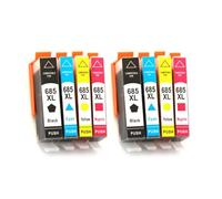 ZHAOXCAIN Compatible 685 685XL CARTRIDE À L'ENK Set Compatible avec BURANCE 3525 5525 4615 4625 4525 6520 6525 6625 Imprimer(2set)