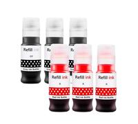 ZHAOXCAIN Encre de Colorant complémentaire Compatible avec l'imprimante GI-43 GI-53 Série 70 ML de Bouteilles compatibles avec G610 G510 G620 G540 G640 G550 G650 G670 G570(3PC - GY and 3PC - R)