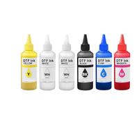 ZHAOXCAIN Encre DTF 100ml Compatible avec Film Pet à Transfert Direct, Compatible avec Les imprimantes de Bureau Grand Format comme L805 L1800 XP-15000 XP-600 XP600(600ml)