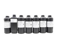 ZHAOXCAIN Encre et Vernis de 1000 ML Ensemble Compatible avec Le Film DTF A B Compatible avec XP600 TX800 1390 L800 L1800 L805(Yellow 1000ml)