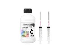 ZHAOXCAIN Encre Pigment 250 ML Compatible avec PFI-206 6 Couleur Compatible avec 6400SE 6400 6400SE Refill Imprimer Refill(BK)
