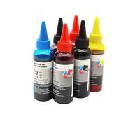 ZHAOXCAIN Ensemble d'encre de Pigment 100 ML Compatible Compatible avec Les imprimantes de Bureau, y Compris Le Pack de Six Couleurs(6 Colors 1 Set)